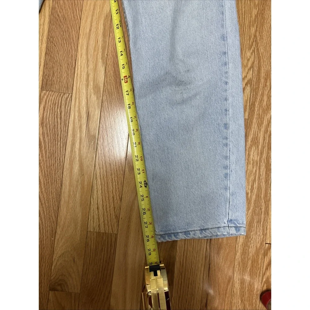 Vintage 90s Levis 550 Orange Tab Light‎ Wash Relaxed Fit Denim Jeans Size 30